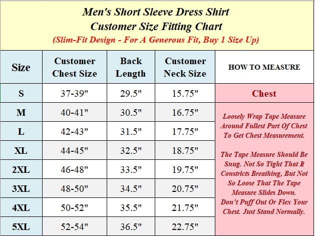 Men's 3-Pack Short Sleeve Dress Shirts (S-5XL)